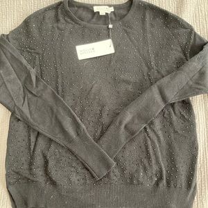 Black sequin sweater New WithTags